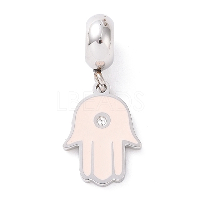 304 Stainless Steel European Dangle Charms STAS-I177-24A-P-1