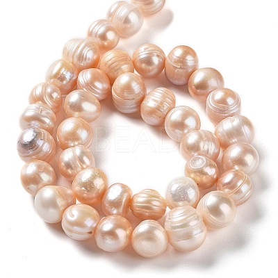 Natural Cultured Freshwater Pearl Beads Strands PEAR-E019-18-1