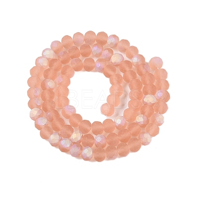 Transparent Glass Beads Strands LS-EGLA-A044-T6mm-MB21-1