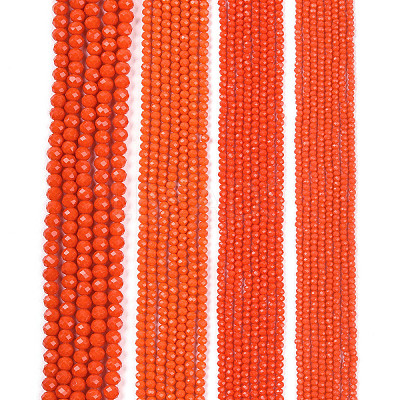 Opaque Solid Color Imitation Jade Glass Beads Strands LS-EGLA-A044-P2mm-D03-1