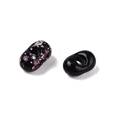 Picasso Spray Painted Glass Seed Beads SEED-T006-04-38-1