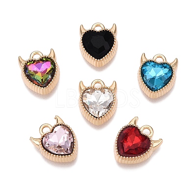 Rack Plating Alloy Pendants FIND-N005-20G-1