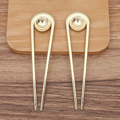 Alloy Hair Forks Findings PW-WG9C59D-04-1