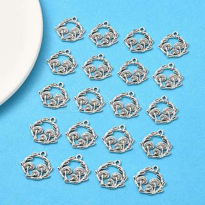 Tibetan Style Alloy Pendants TIBEP-YW0001-70-1