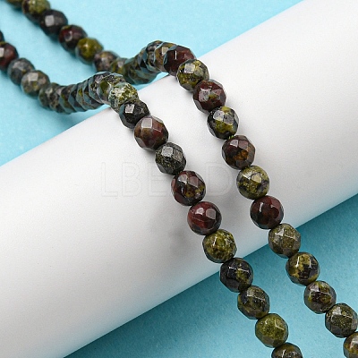 Natural Dragon Blood Beads Strands G-E571-30D-1