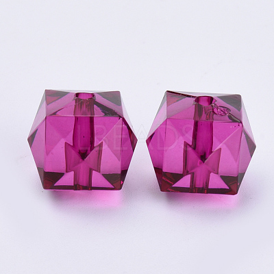 Transparent Acrylic Beads TACR-Q259-10mm-V65-1