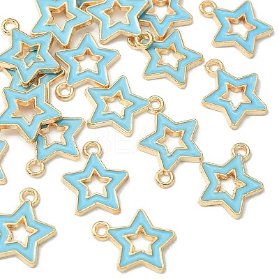 Alloy Enamel Pendants ENAM-YW0003-01E-1