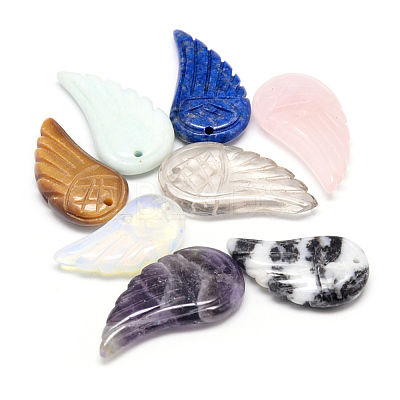 Natural & Synthetic Mixed Stone Pendants G-Q481-112-1