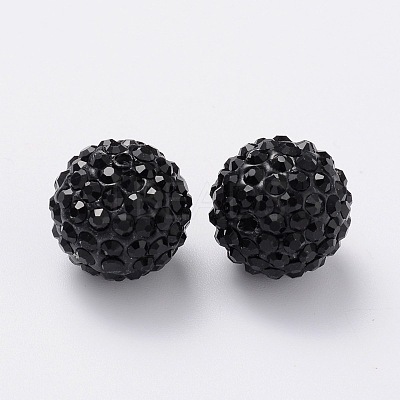 Grade A Rhinestone Pave Disco Ball Beads RB-Q103-11-1