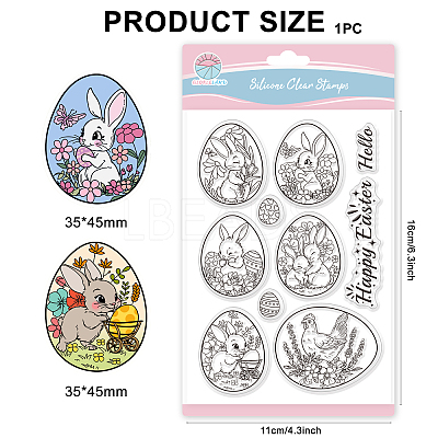 Custom PVC Plastic Clear Stamps DIY-WH0448-0800-1