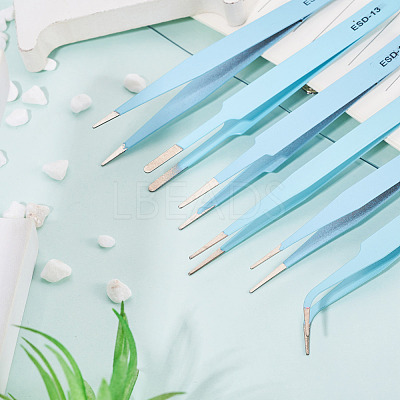 201 Stainless Steel Beading Tweezers Sets TOOL-TA0001-15C-1