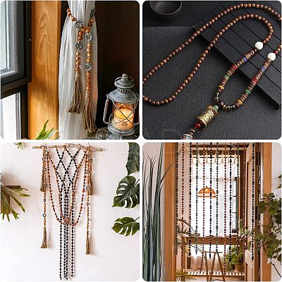 120Pcs Natural Wood Beads WOOD-OC0001-83-LF-1