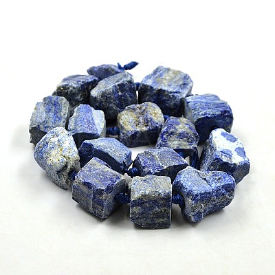 Nuggets Natural Lapis Lazuli Beads Strands G-N0135-06-1