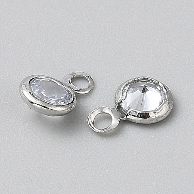 Alloy Micro Pave Cubic Zirconia Pendant FIND-WH0432-12A-P-1