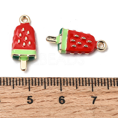 Alloy Enamel Pendants PALLOY-T094-04B-03-1