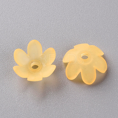 Frosted Acrylic Bead Caps MACR-S371-07A-719-1