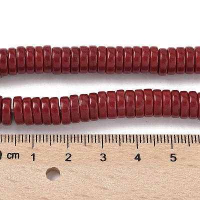 Dyed Natural Magnesite Beads Strands G-M448-F01-02-1