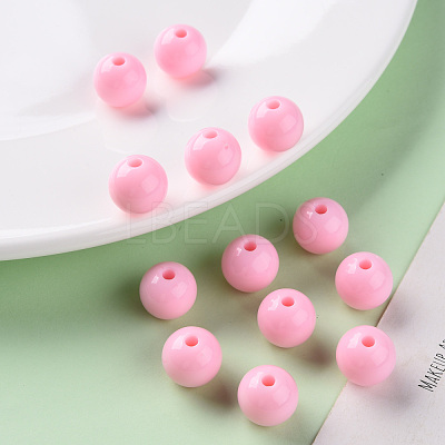 Opaque Acrylic Beads MACR-S370-C12mm-A01-1