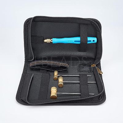 Brass Jewelry Hammers Set TOOL-WH0019-84-1
