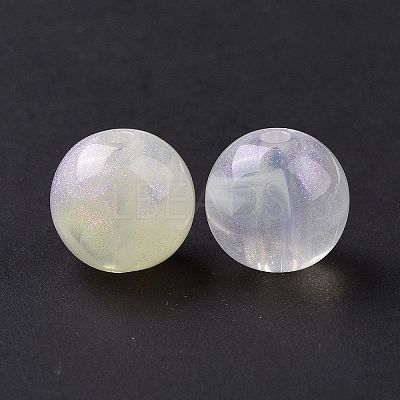 Opaque Acrylic Beads OACR-E014-19B-01-1