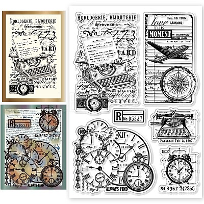 PVC Plastic Clear Stamps DIY-WH0631-0680-1