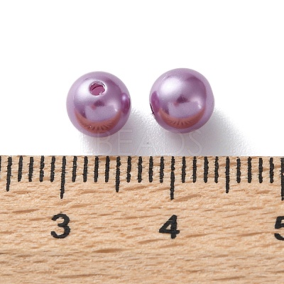 Plastic Imitation Pearl Beads FIND-M059-01B-06-1