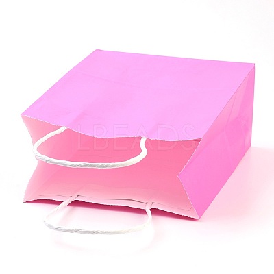 Pure Color Kraft Paper Bags AJEW-G020-B-02-1