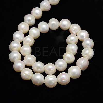 Natural Cultured Freshwater Pearl Beads Strands PEAR-L001-B-07-01-X-1