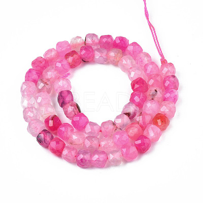 Natural Agate Beads Strands G-S359-375E-1
