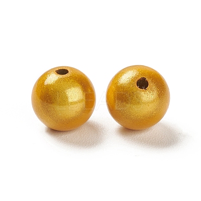 Spray Painted Acrylic Beads MACR-Q154-01C-1