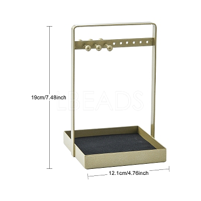 Iron Jewelry Display Stands with Trays ODIS-M005-01A-1