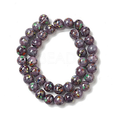 Handmade Lampwork Beads Strand LAMP-C008-02-1