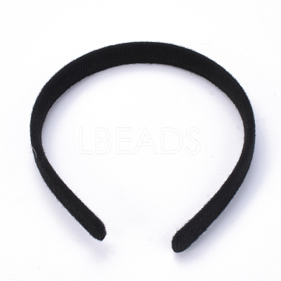 Hair Accessories Plain Plastic Hair Band Findings OHAR-S195-05B-1