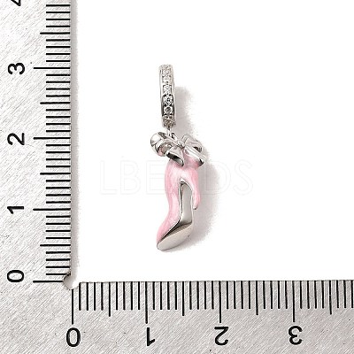 925 Sterling Silver European Dangle Charms STER-Z013-06P-1