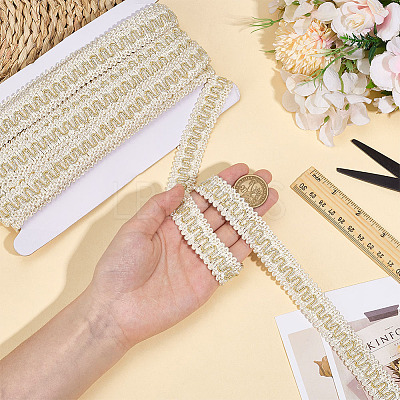 Polyester Braided Wavy Ribbons OCOR-WH0112-017A-1