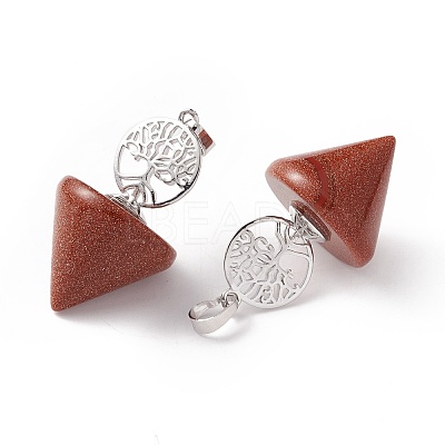 Natural & Synthetic Gemstone Pendants G-E150-04P-1