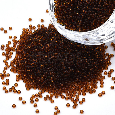 15/0 Transparent Czech Glass Seed Beads SEED-N004-004-18-1