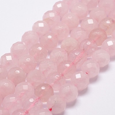 Natural Rose Quartz Beads Strands G-D840-21-10mm-1