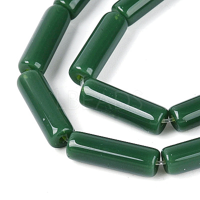 Opaque Solid Color Glass Beads Strands GLAA-N070-01A-C04-1