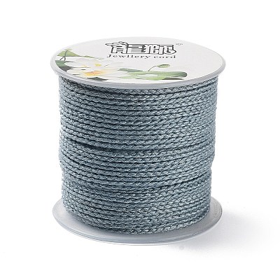 20M Polyester Braided Cord for Jewelry Making OCOR-G015-04A-27-1