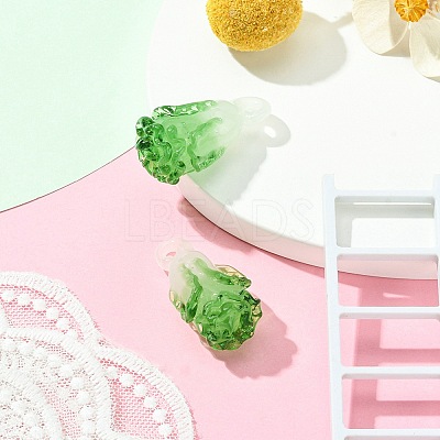 Handmade Lampwork Pendants LAMP-YW0001-10-1