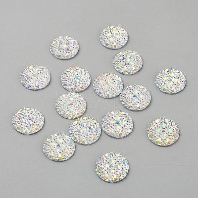 30Pcs Resin Cabochons RESI-WH0038-31B-1