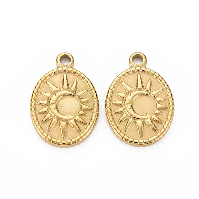 Ion Plating(IP) 304 Stainless Steel Pendants X-STAS-N097-121LG-NR-1