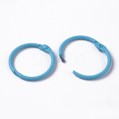 Baking Paint Iron Loose Leaf Book Binder Hinged Rings IFIN-CJC0003-01J-1