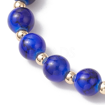 Glass Beads Stretch Bracelets BJEW-JB12026-01-1