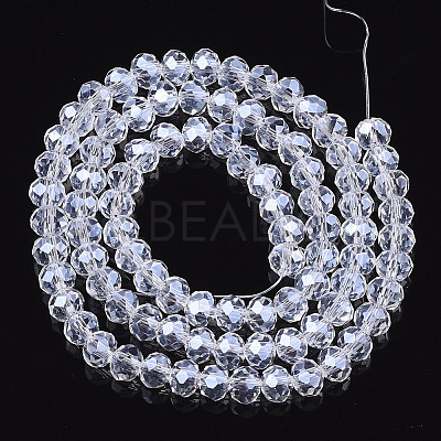 Electroplate Glass Beads Strands EGLA-A034-T8mm-A20-1