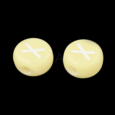 Opaque Acrylic Beads X-MACR-S273-11D-1