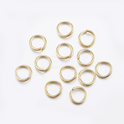 304 Stainless Steel Open Jump Rings X-STAS-L187-15x2mm-G-1