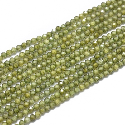Cubic Zirconia Beads Strands X-G-G792-47-04A-1