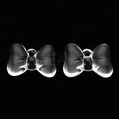Transparent Acrylic Pendants TACR-T024-02BB-205-1